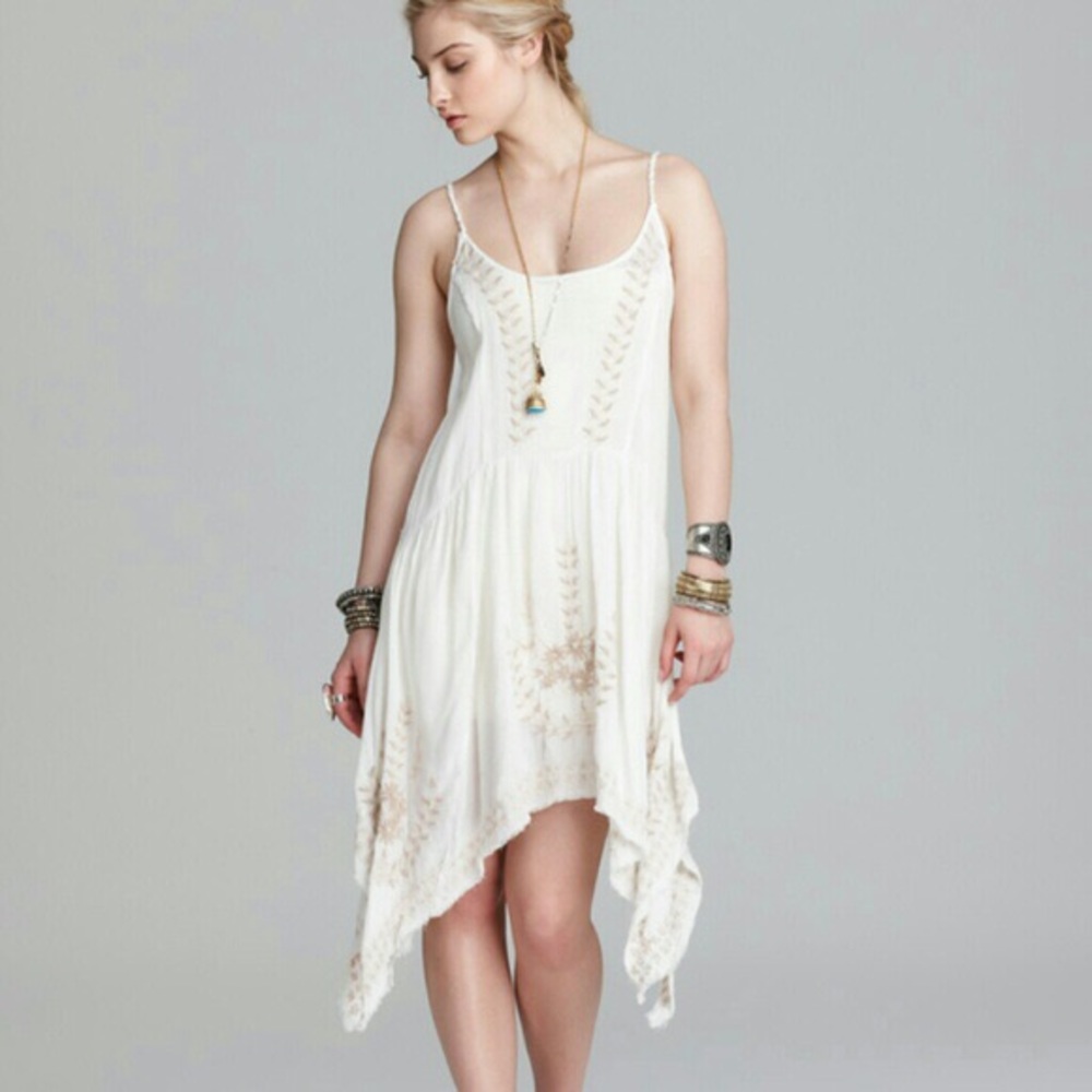 Free People Meadows Of Medallion Slip Dress